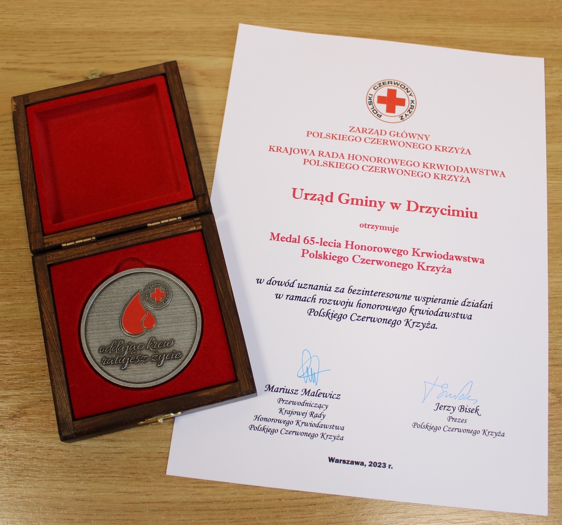 medal i dyplom