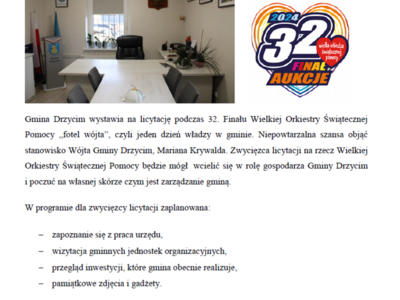 Poczuj się jak wójt - plakat