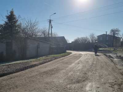 Przebudowa drogi w Biechówku.