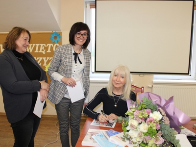 Anna Maria Wesołowska odwiedziła naszą gminę