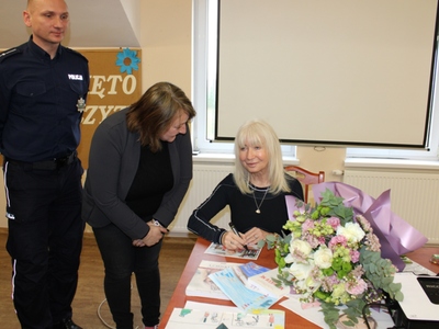 Anna Maria Wesołowska odwiedziła naszą gminę
