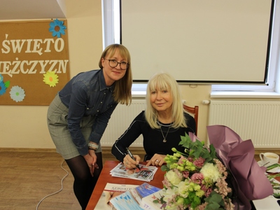 Anna Maria Wesołowska odwiedziła naszą gminę