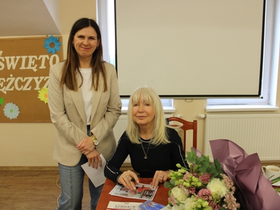 Anna Maria Wesołowska odwiedziła naszą gminę
