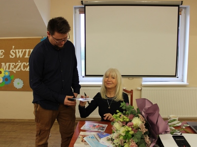 Anna Maria Wesołowska odwiedziła naszą gminę
