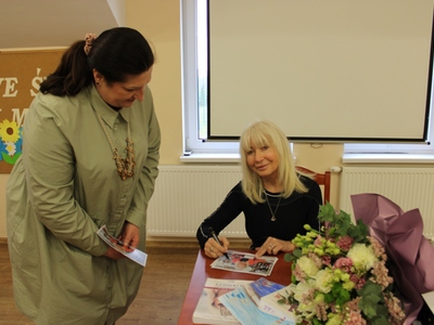 Anna Maria Wesołowska odwiedziła naszą gminę