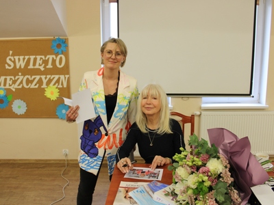 Anna Maria Wesołowska odwiedziła naszą gminę