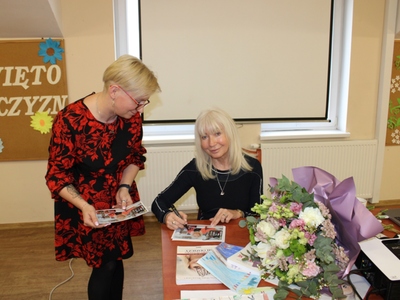 Anna Maria Wesołowska odwiedziła naszą gminę