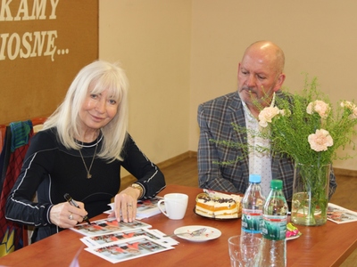 Anna Maria Wesołowska odwiedziła naszą gminę