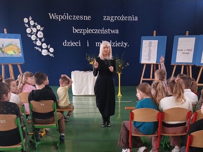 W SP Gródek odbyło się spotkanie z Panią sędzią Anną Marią Wesołowską