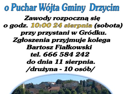Sołecki Turniej Smoczych Łodzi - Plakat