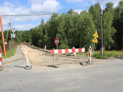 Trwają prace przy „Budowie drogi gminnej ul. Osiedlowej w Gródku”