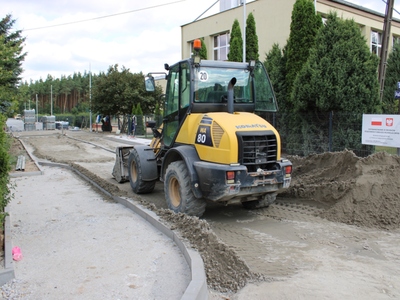 Trwa budowa na ul. Polnej w Gródku