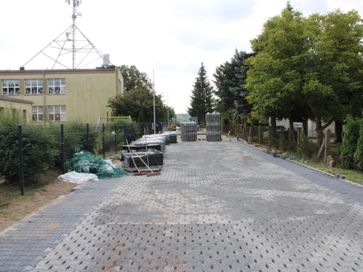 Trwa budowa na ul. Polnej w Gródku
