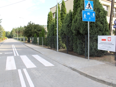 ul. Polna w Gródku gotowa do oddania do użytku.