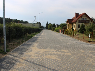ul. Polna w Gródku gotowa do oddania do użytku.