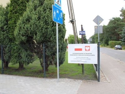 Odbiór ulicy Polnej w Gródku