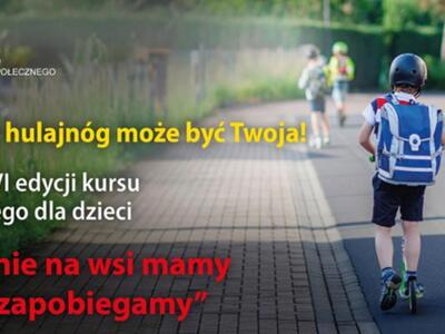 Rozwiąż kurs e-learningowy i wygraj jedną ze 100 hulajnóg