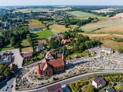 Podpisanie umowy na roboty w Kościele w Drzycimiu