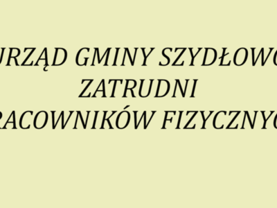 Ogłoszenie o zatrudnieniu