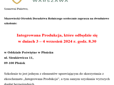 integrowana produkcja