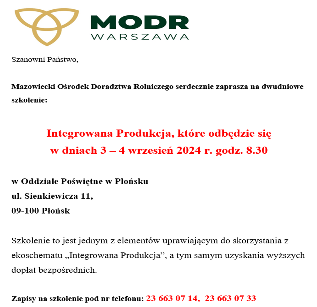 integrowana produkcja