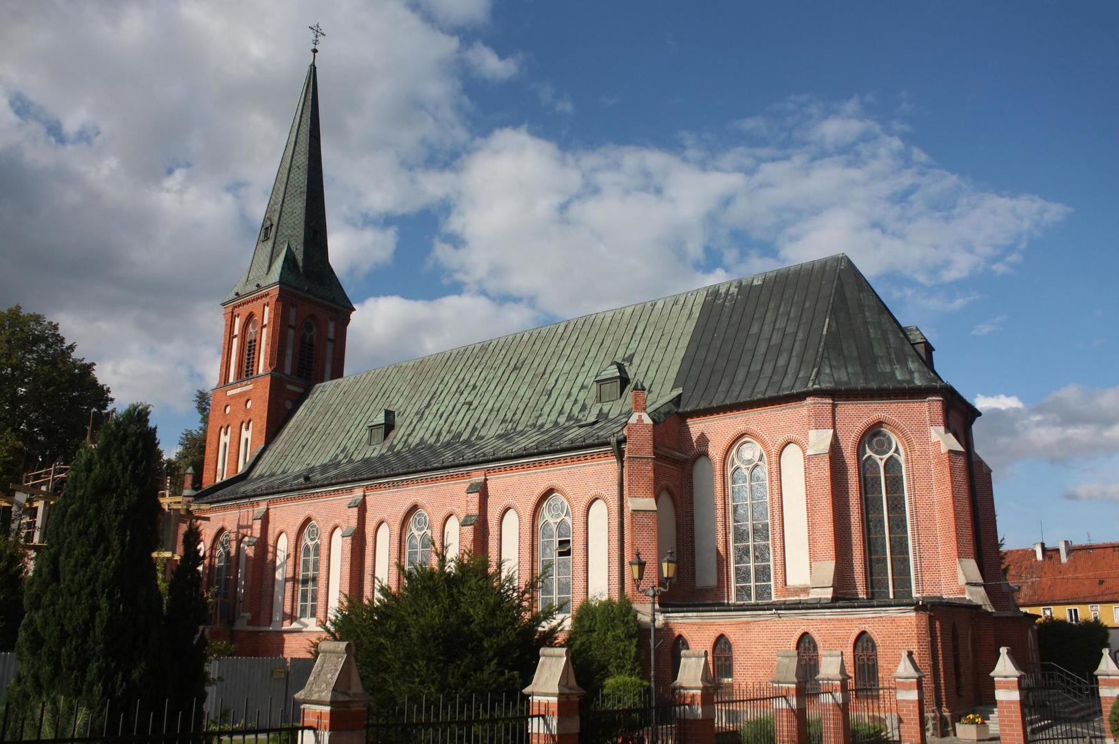 Na zdjęciu widoczny jest kościół katedralny w Ełku.
