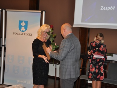 Wręczenie nagród i wyróżnień podczas Gali Ełcki Bocian 2021