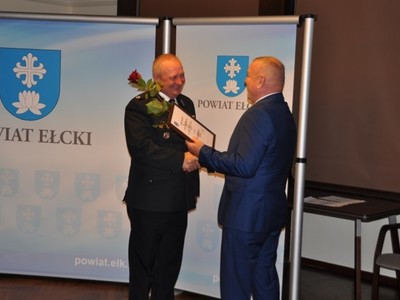 Wręczenie nagród i wyróżnień podczas Gali Ełcki Bocian 2021