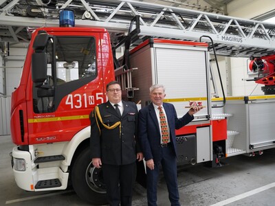 42-metrowa drabina u ełckich strażaków