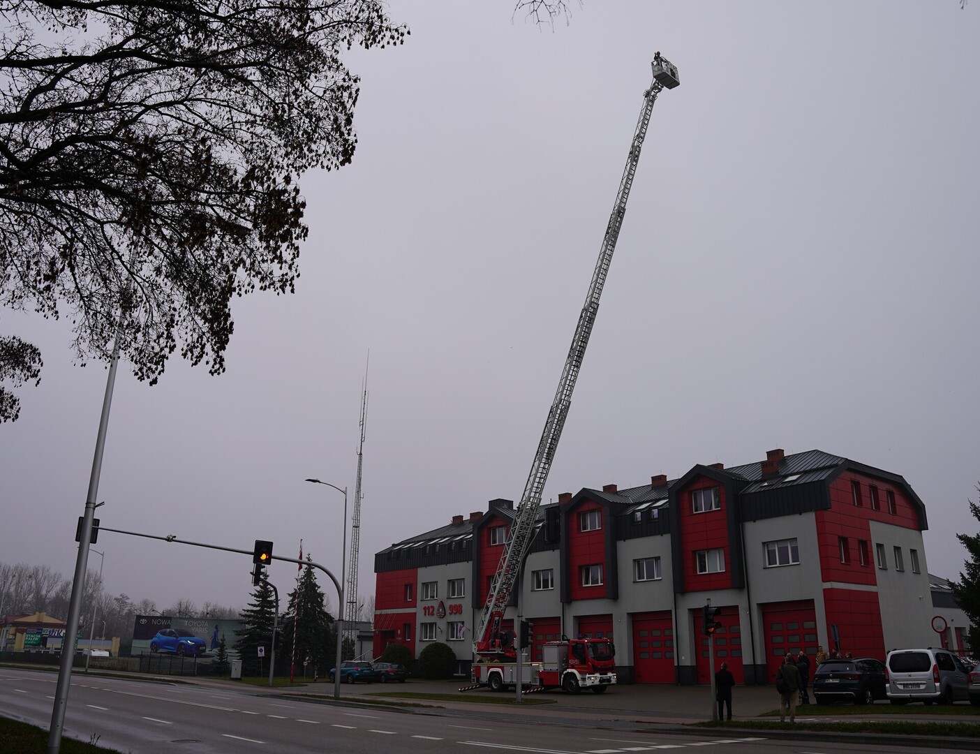 Prezentacja 42-metrowej drabiny
