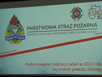 Podsumowanie ubiegłego roku w powiatowych komendach