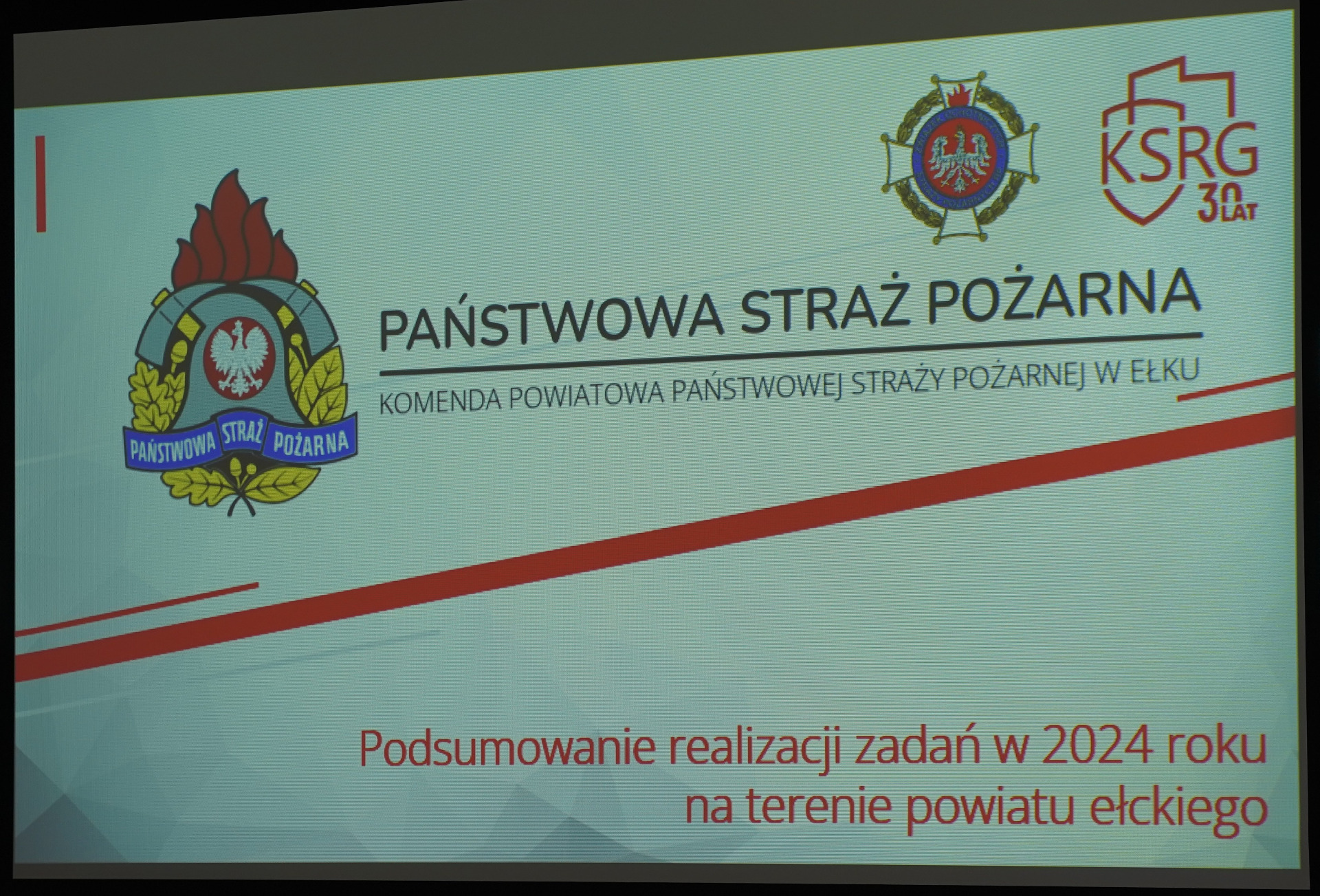 Podsumowanie ubiegłego roku w powiatowych komendach