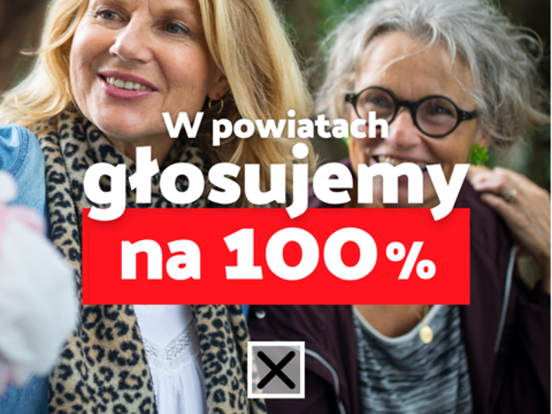 Głosujemy na 100%