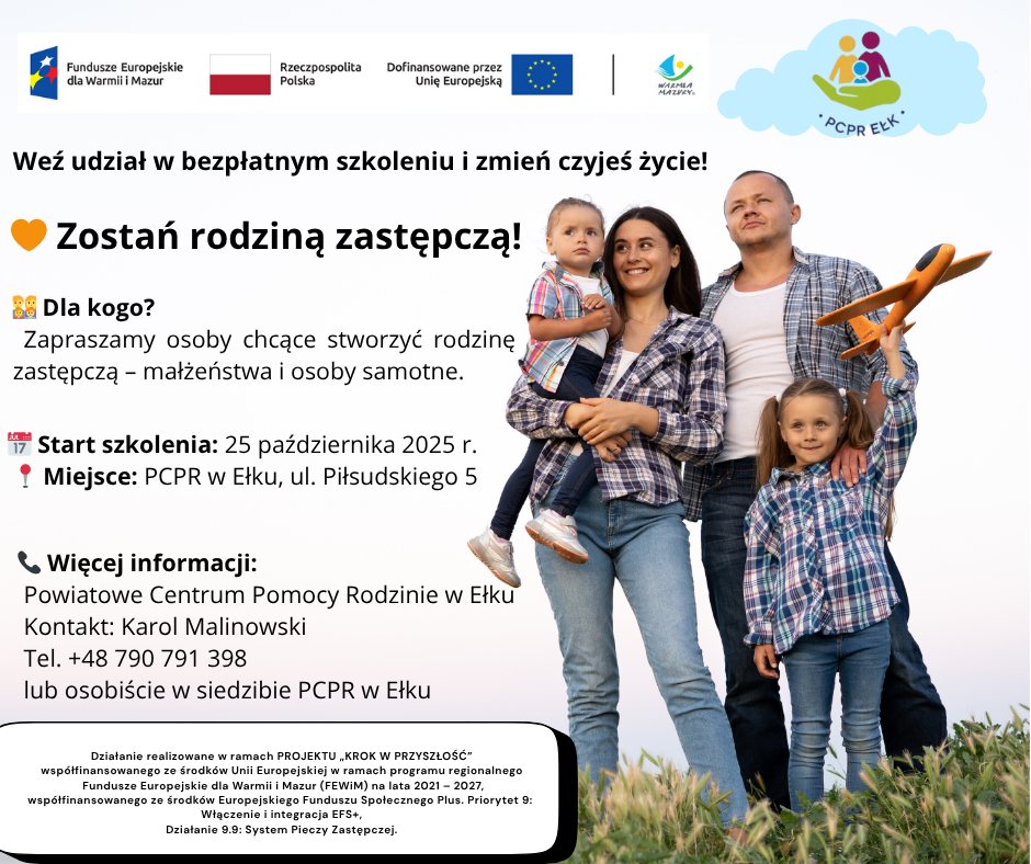 Zostań rodziną zastępczą