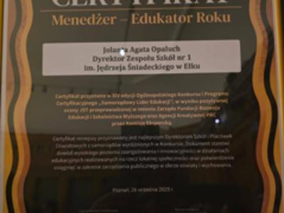Powiat Ełcki Samorządowym Liderem Edukacji 
