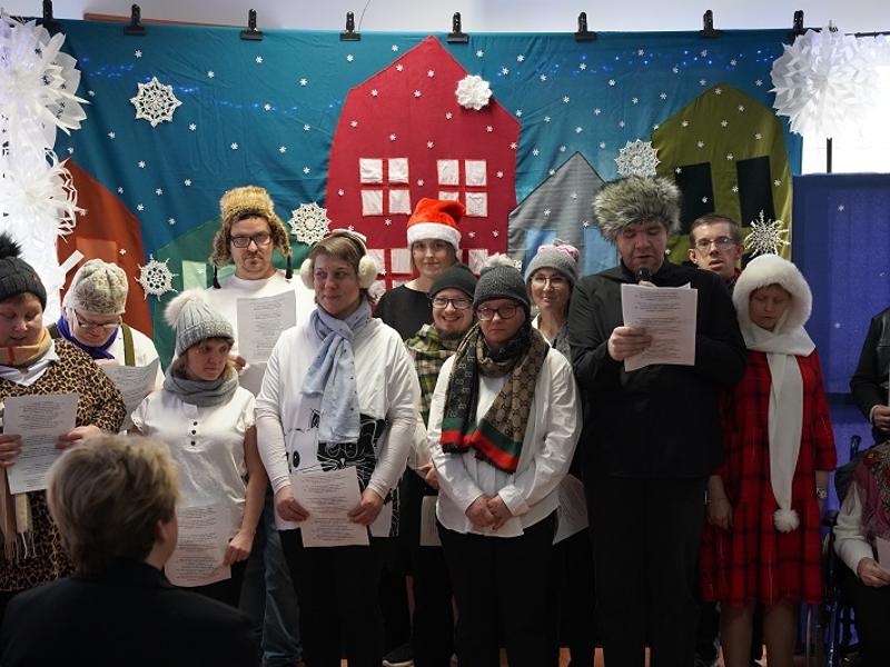 Spotkanie świąteczne w ŚDS w Nowej Wsi Ełckiej