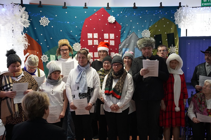 Spotkanie świąteczne w ŚDS w Nowej Wsi Ełckiej 