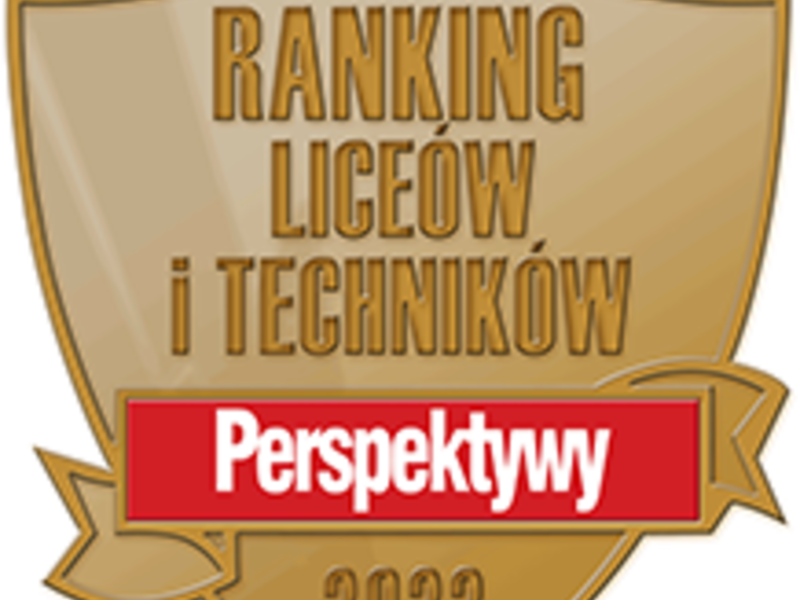 Logo rankingu liceów i techników portalu Perspektywy 2022