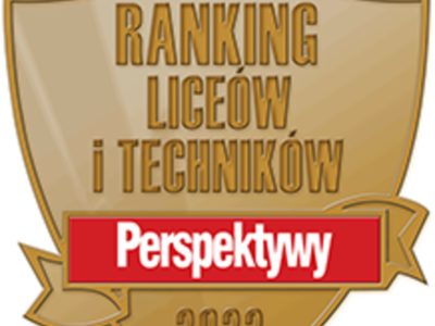 Logo rankingu liceów i techników portalu Perspektywy 2022