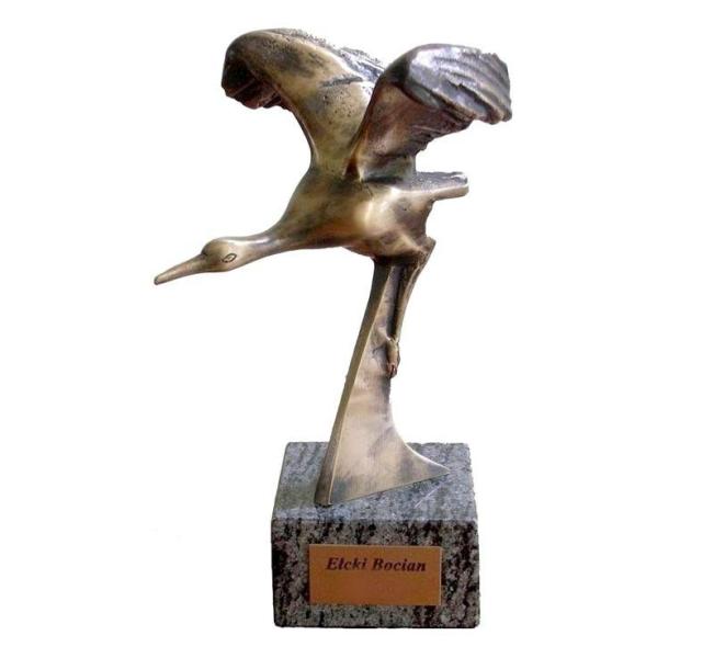 Statuetka ,,Ełcki Bocian"