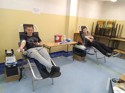 Akcja krwiodawstwa w ełckim  "Mechaniaku"