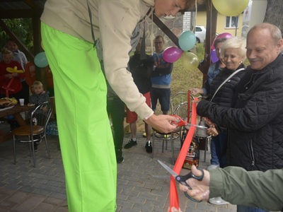 Otwarcie miejsca spotkań w Szczecinowie. 