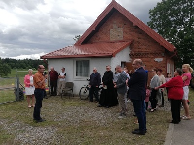 Otwarcie miejsca spotkań w Iwaśkach. 