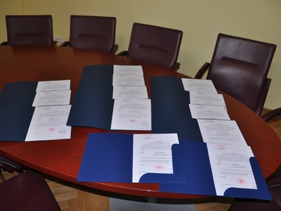 Uroczystość awansu zawodowego nauczycieli