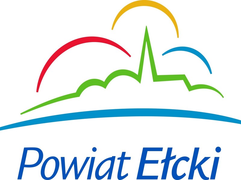 Logo powiatu ełckiego.