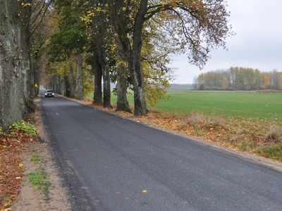 Wyremontowany odcinek drogi powiatowej od Pisanicy do Sypitek.
