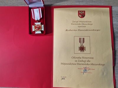 Wicestarosta ełcki z odznaką