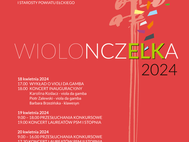 Plakat WiolonczELKa 2024