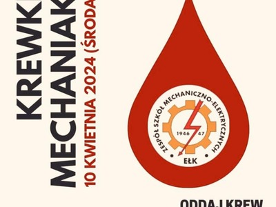 Akcja krwiodawstwa w ełckim ,,Mechaniaku”