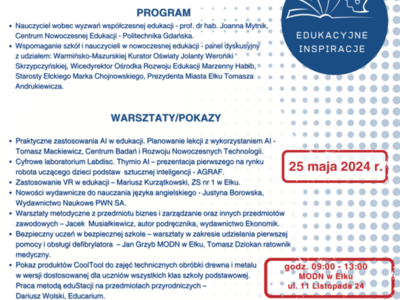 Edukacyjne Inspiracje plakat